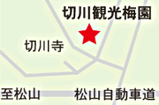 切川観光梅園マップ