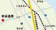 本谷温泉館マップ